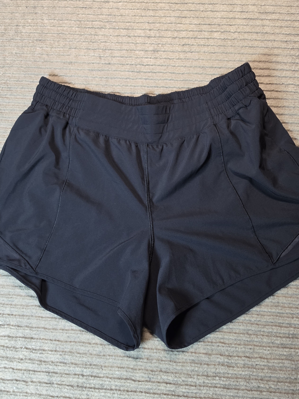Lululemon Hotty Hot II Shorts 3.5" Black Size 12? 32"waist Not Stretched